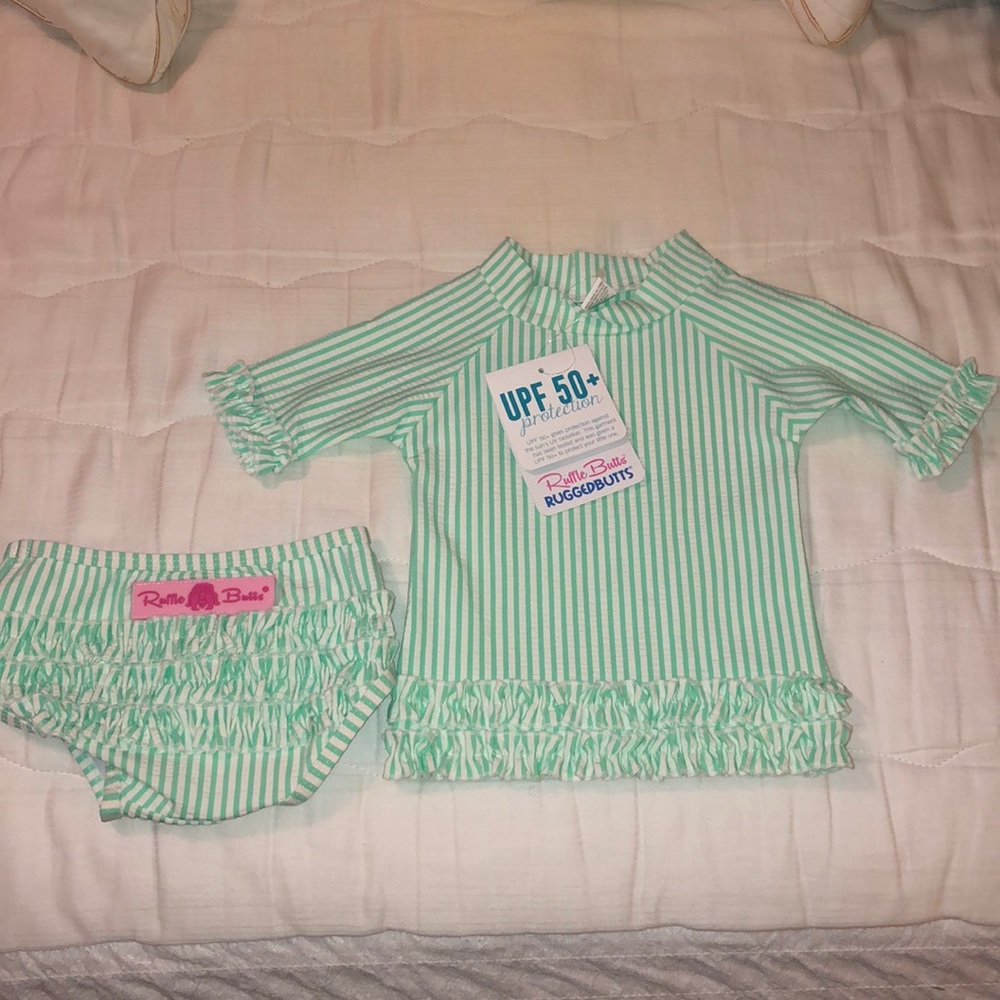 Ruffle Butts 6-12 months bathing suit